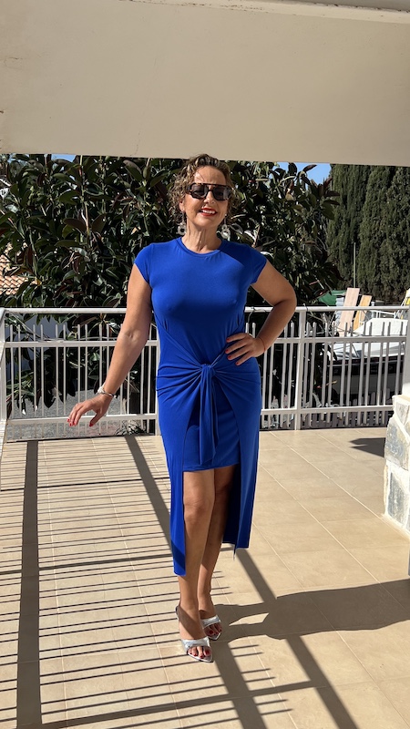 Vestido Nudo Azulón