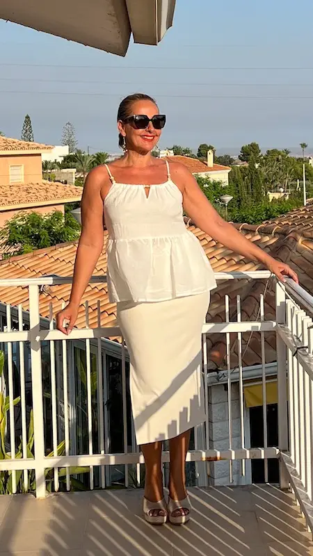 Blusa Maderas Blanca