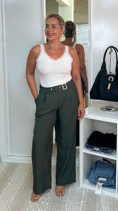 Pantalón Traje B Kaki