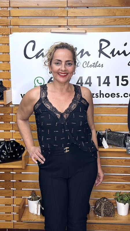 lencera cristales negra