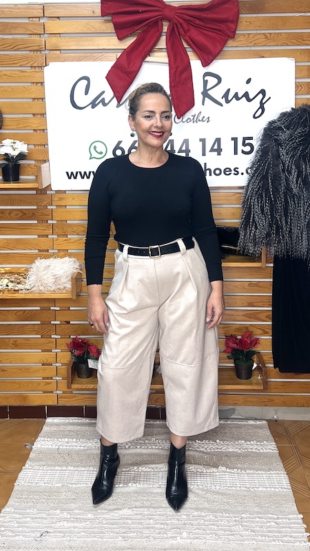 pantalón ecopiel negro pantalón ecopiel negro