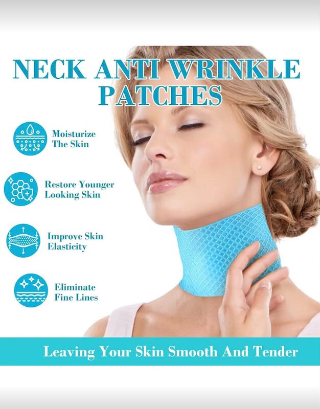 parches antiarrugas para cuello 5 pcs – efecto reafirmante e hidratación intensiva