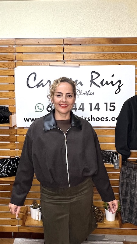 bomber oversize paño gris