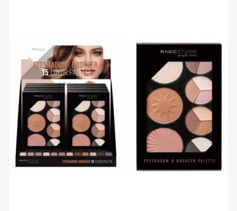 Paleta de sombras y bronceadores