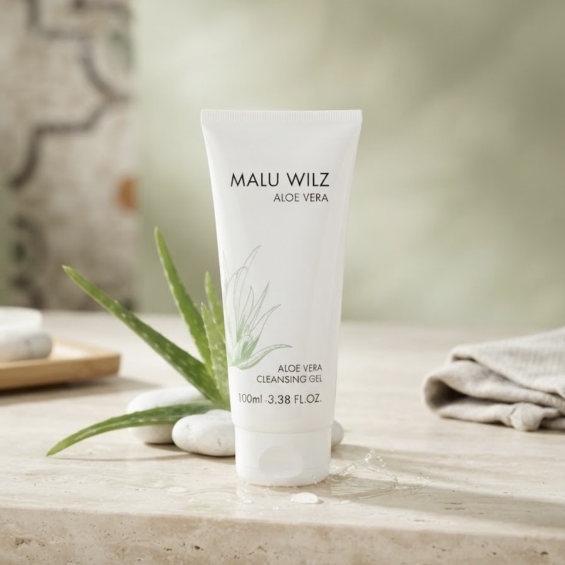 Gel limpiador Aloe Vera Malu Wilz, ideal para las pieles más sensibles